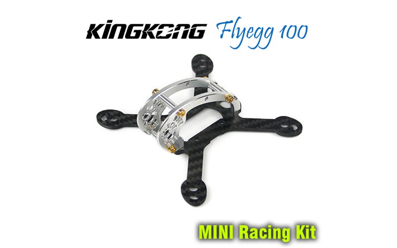 New KingKong Flyegg 100 Kit Body Frame for Mini FPV RC Aircraft Quadcopter